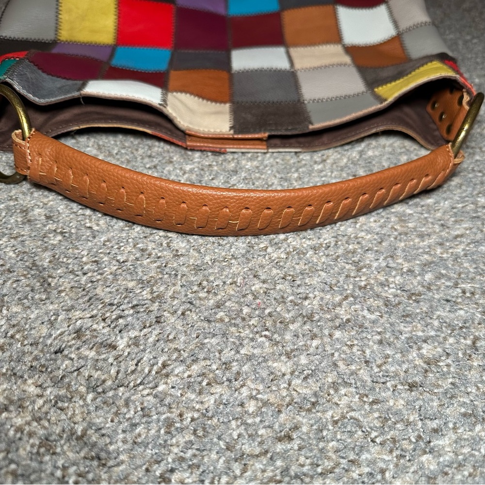 Multicolor Patchwork hobo bag - image 2